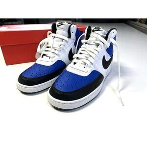 Nike Court Vision Mid NN Game Royal Black Mens Size 8.5 FQ8740 480 WRONG BOX!